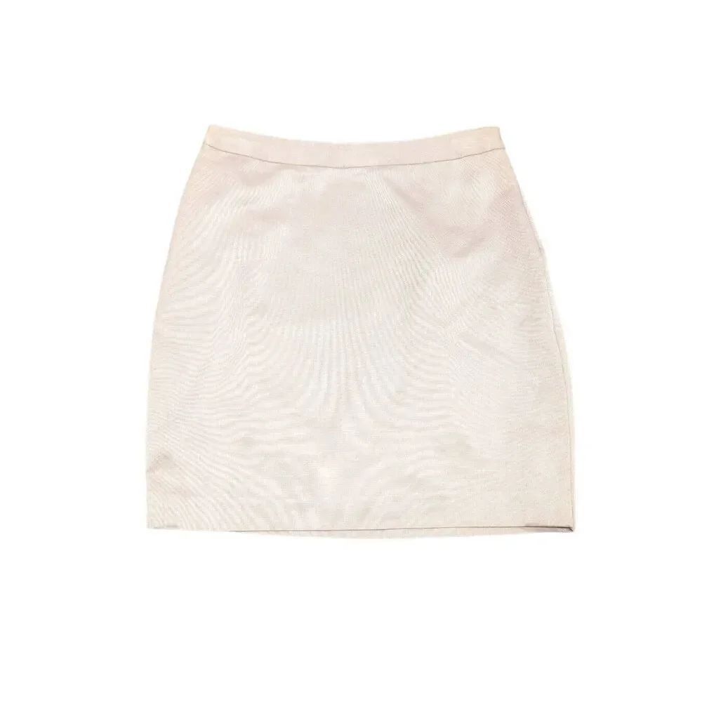 BANANA REPUBLIC Pencil Skirt Pink/Beige Cotton Women's 0